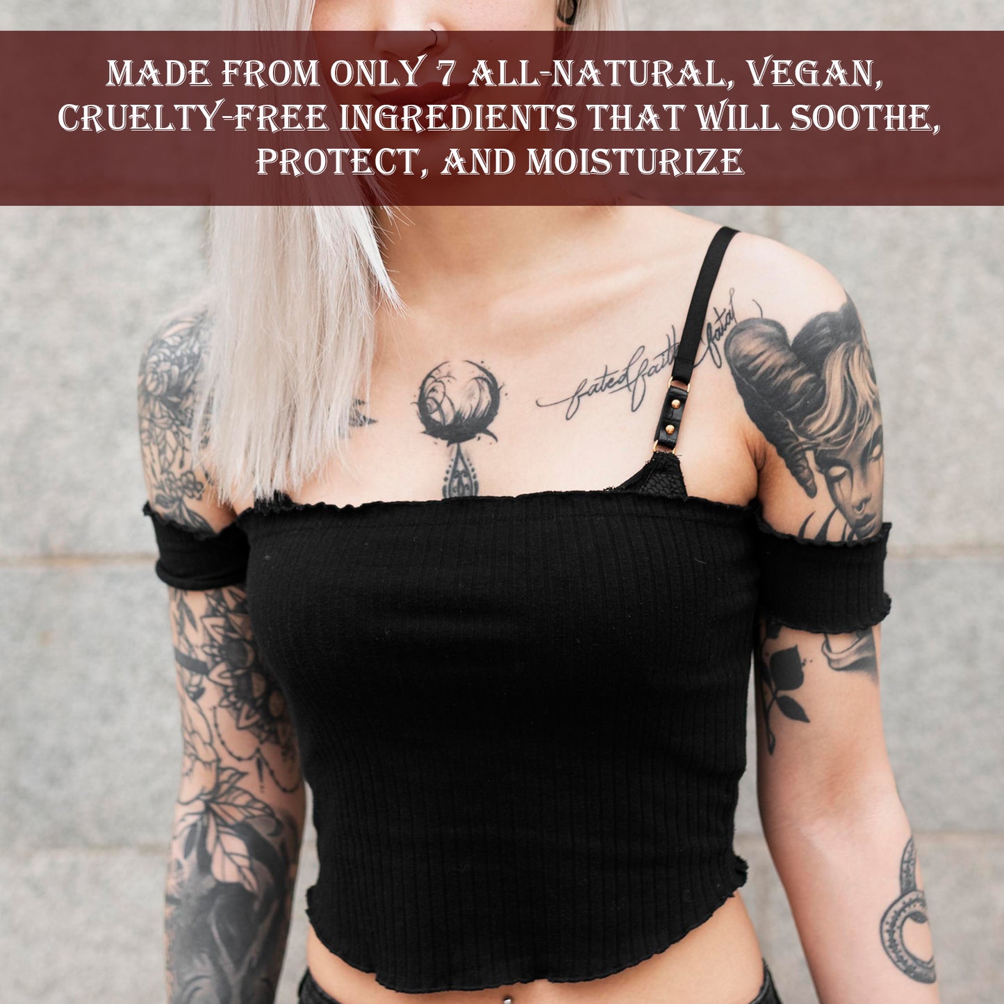 AFTERCARE TATTOO BUTTER Enhances Colors OLD & NEW TATTOO Heals and Protects Balm