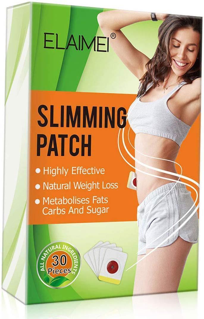 ELAIMEI 30pcs Weight Loss Aid Slimming Patches Magnetic Slim Patch