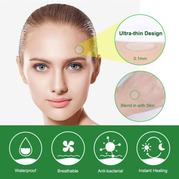 ELAIMEI Acne Pimple Removal Patch Remover Facial Care Spot Blemish Skin Tool Sticker 24