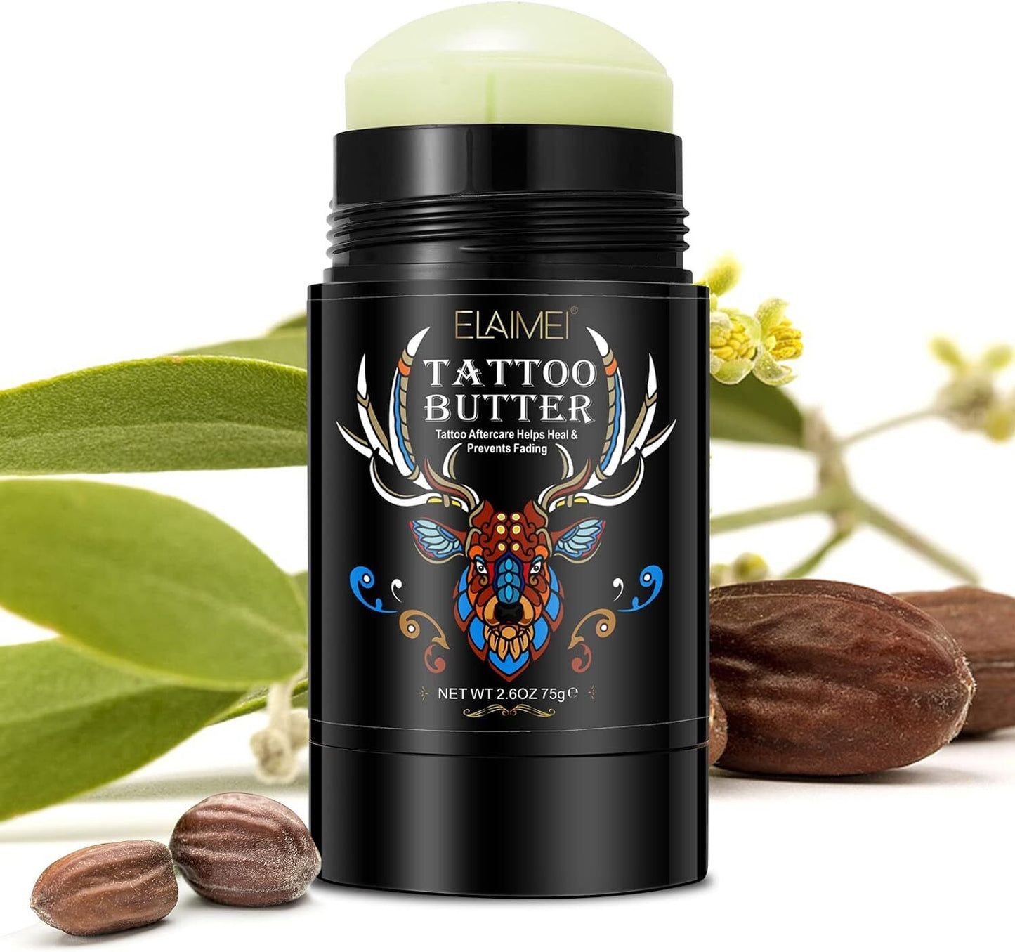 AFTERCARE TATTOO BUTTER Enhances Colors OLD & NEW TATTOO Heals and Protects Balm