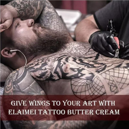 Tattoo Balm Aftercare Butter Cream, Color Enhance Moisturizer for Old and New Tattoos, No-Petroleum Formula, Daily Tattoo Maintenance