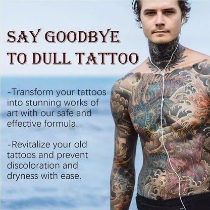Tattoo Balm Aftercare Butter Cream, Color Enhance Moisturizer for Old and New Tattoos, No-Petroleum Formula, Daily Tattoo Maintenance