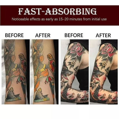 Tattoo Balm Aftercare Butter Cream, Color Enhance Moisturizer for Old and New Tattoos, No-Petroleum Formula, Daily Tattoo Maintenance