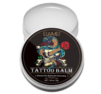 Tattoo Balm Aftercare Butter Cream, Color Enhance Moisturizer for Old and New Tattoos, No-Petroleum Formula, Daily Tattoo Maintenance