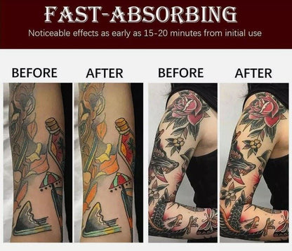 Tattoo Balm Aftercare Butter Cream, Color Enhance Moisturizer for Old and New Tattoos, No-Petroleum Formula, Daily Tattoo Maintenance