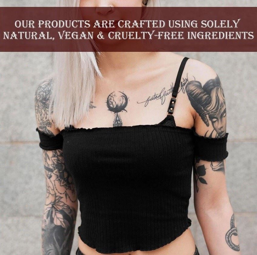Tattoo Balm Aftercare Butter Cream, Color Enhance Moisturizer for Old and New Tattoos, No-Petroleum Formula, Daily Tattoo Maintenance