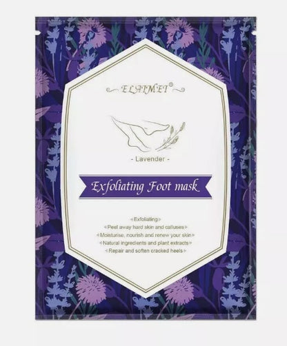 Elaimei Exfoliating Peel Foot Care Sock Mask Baby Soft Skin Feet Removes Callus Lavender