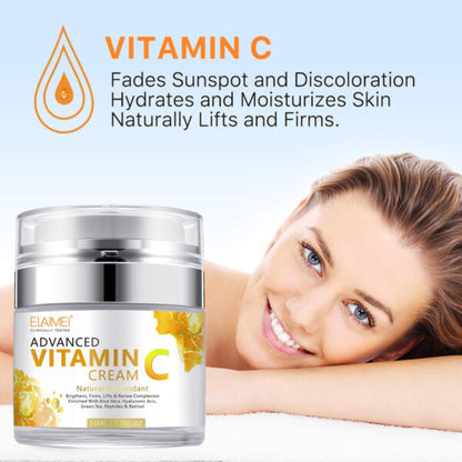 Elaimei Anti-Aging Face Vitamin C Cream Facial Hyaluronic Acid Pure Retinol Skin Care Wrinkle Moisturizer