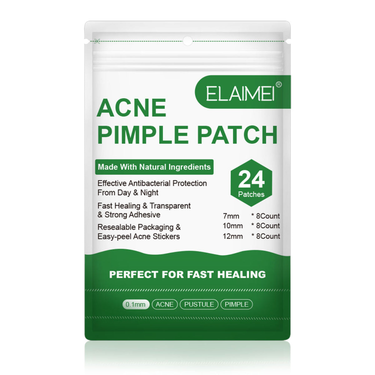 ELAIMEI Acne Pimple Removal Patch Remover Facial Care Spot Blemish Skin Tool Sticker 24