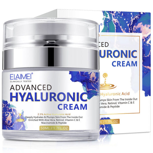 Elaimei Pure Hyaluronic Acid Cream Vitamin C Anti Wrinkles Blemishes Anti-Aging Face