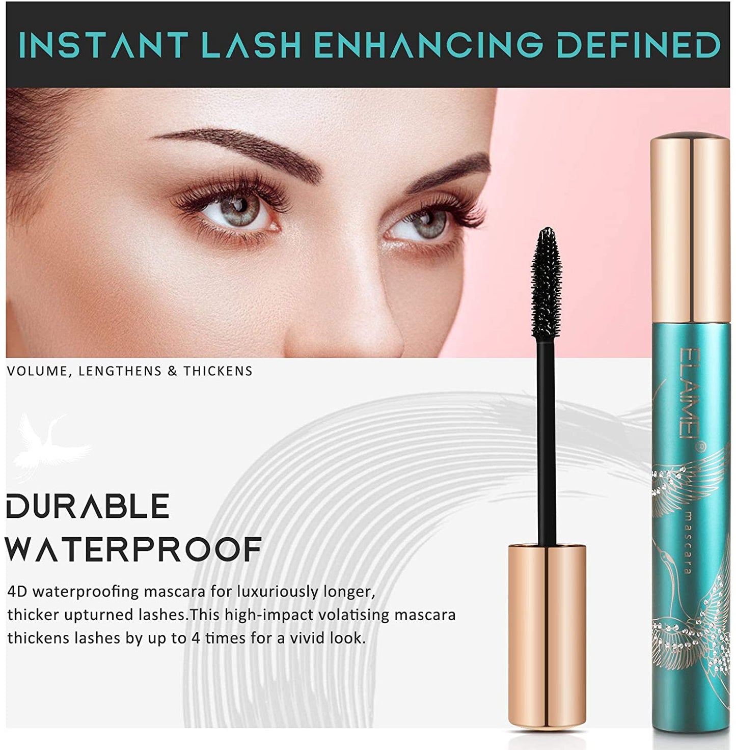 Elaimei Super Dazzle Thick Long Volume Mascara