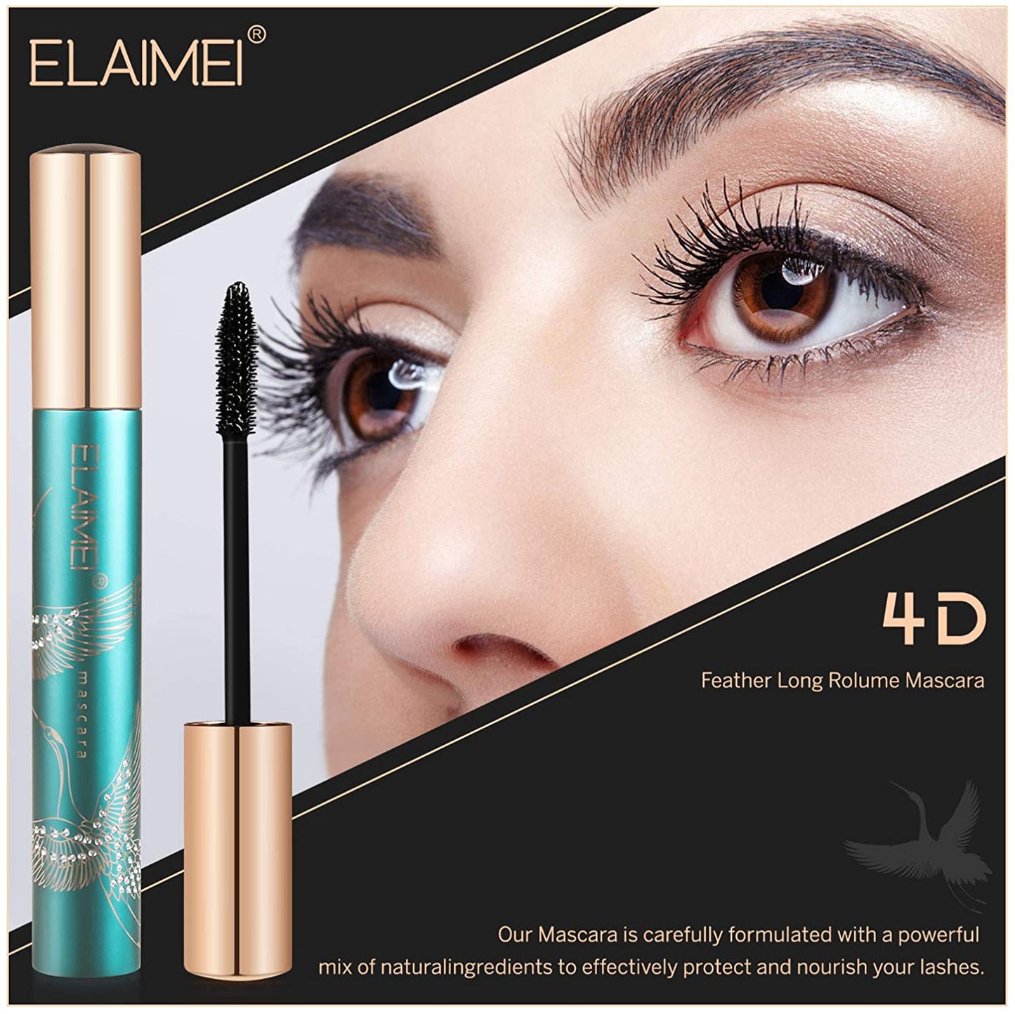 Elaimei Super Dazzle Thick Long Volume Mascara