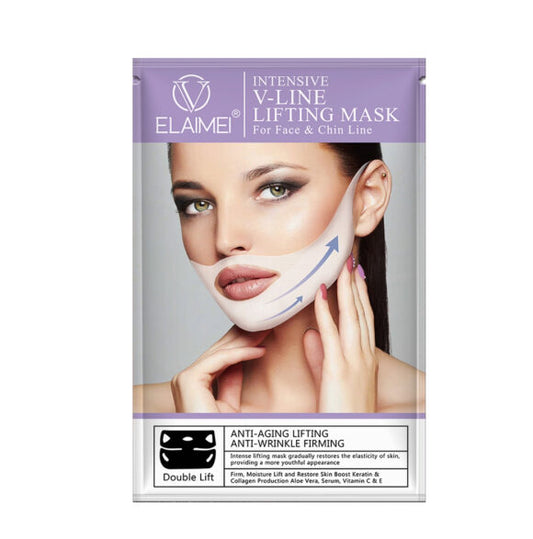 Elaimei V Line Shaping Face Masks Lifting Anti-Aging Double Chin Reducer Neck Strap Slimming Firming